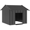 vidaXL Koiratalo katolla 85x107x81 cm galvanoitua ter&auml;st&auml;