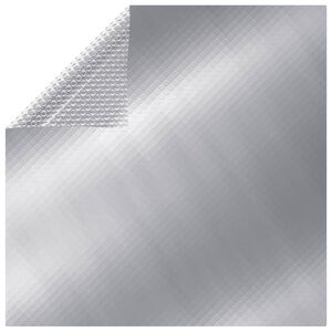 vidaXL Uima-altaan suoja hopea 450x220 cm PE