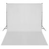 vidaXL Valokuvastudiosarja valosarja, taustakangas ja heijastin
