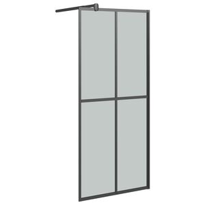 vidaXL Walk-in suihkusein&auml;ke 80x195 cm tumma karkaistu lasi