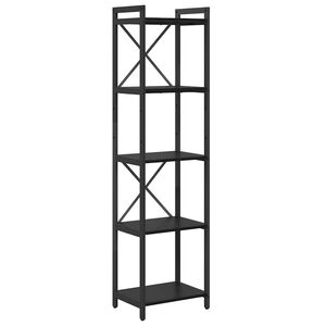 vidaXL Kirjahylly 40 x 30 x 155 cm Tekninen puu Musta tammi.