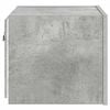 vidaXL TV-seinäkaappi LED-valoilla betoninharmaa 30,5x35x30 cm