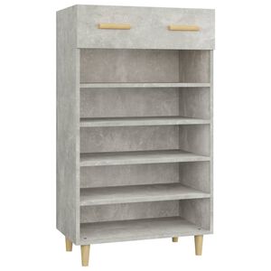 vidaXL Kenk&auml;kaappi betoninharmaa 60x35x105 cm tekninen puu