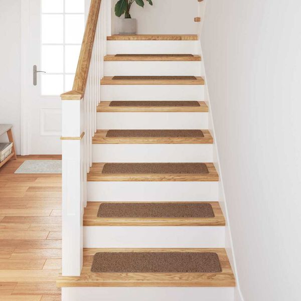 vidaXL Liukumattomat portaamatot 15 pcs Keltainen 75 x 20 cm PP