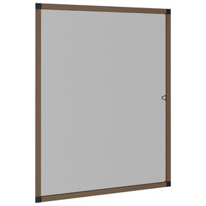 vidaXL Hy&ouml;nteisverkko ikkunaan ruskea 80x100 cm
