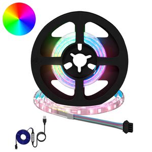 vidaXL LED-nauha 2 pcs Musta ja l&auml;pin&auml;kyv&auml; 400 mm Kupari ja muovi