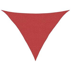 vidaXL Aurinkopurje 160 g/m&sup2; punainen 3x3x4,2 m HDPE