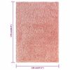 vidaXL Korkeanukkainen Shaggy matto pinkki 120x170 cm 50 mm