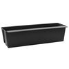 vidaXL Kukkalaatikot euroalustoille 24 pcs Musta 36 x 13,5 x 9,5 cm