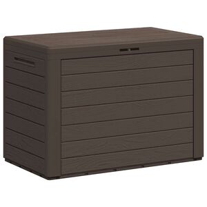 vidaXL Puutarhan varastoarkku ruskea 78x44x55 cm