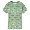 vidaXL Lasten T-paita vaalea khaki 104