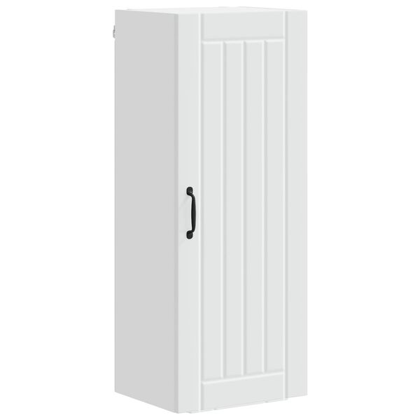 vidaXL Keitti&ouml;kaappi Lucca valkoinen 40 x 31 x 100 cm Tekninen puu