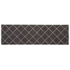 vidaXL Keitti&ouml;matto Antrasiitti ruudullinen 180 x 60 cm 100% polyamidi