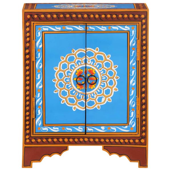 vidaXL K&auml;sin maalattu y&ouml;p&ouml;yt&auml; 40x30x50 cm t&auml;ysi mangopuu