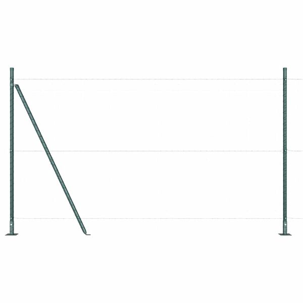 vidaXL Aitalatu Muut 52 pcs Harmaa Koko_v_3,2 x 3,2 x 88,5 cm Teräs