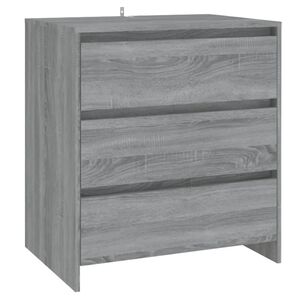 vidaXL Senkki harmaa Sonoma 70x41x75 cm tekninen puu