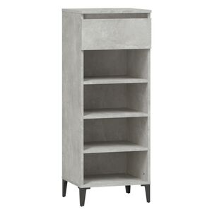 vidaXL Kenk&auml;teline betoninharmaa 40x36x105 cm tekninen puu