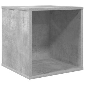 vidaXL Vinyyli-albumin laatikko Betoninharmaa 37 x 36,5 x 38 cm