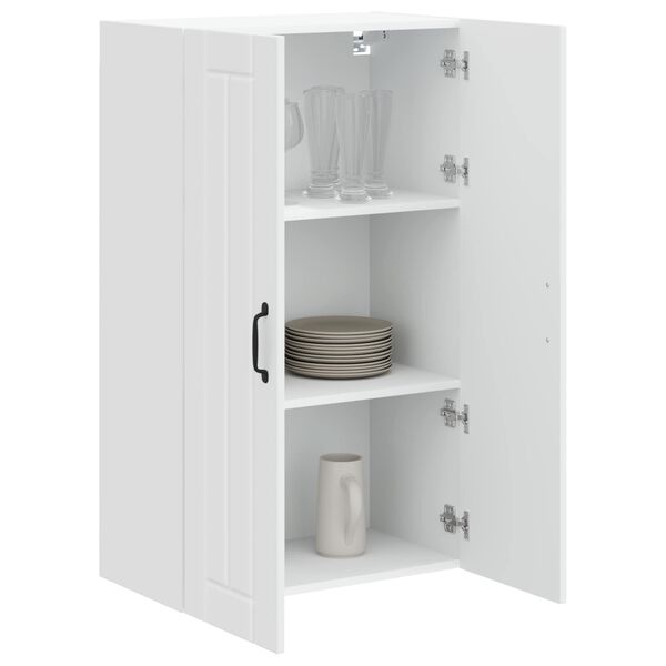 vidaXL Keitti&ouml;kaappi Korkean kiillon valkoinen 60 x 31 x 100 cm