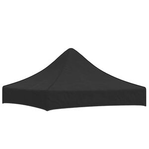 vidaXL Juhlateltan katto 2x2 m musta 270 g/m&sup2;