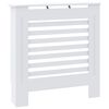 vidaXL MDF l&auml;mp&ouml;patterin suoja valkoinen 78 cm