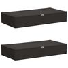 vidaXL S&auml;ilytyslaatikko 2 pcs Antrasiitti 100 x 50 x 18 cm Kuitukangas
