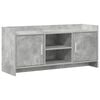 vidaXL TV-kaappi 102 x 33 x 47 cm Betoninharmaa Tekninen puu