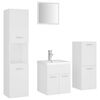 vidaXL Kylpyhuoneen kalustesarja valkoinen lastulevy