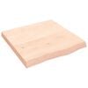 vidaXL Sein&auml;hylly 60x60x(2-6) cm k&auml;sittelem&auml;t&ouml;n t&auml;ysi tammi