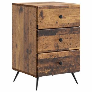 vidaXL Y&ouml;p&ouml;yt&auml;kaappi Vanha puu 43 x 41 x 66,5 cm Tekninen puu