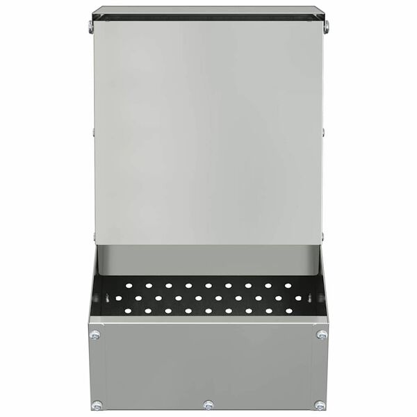 vidaXL Kaninruokkija Hopea 17,5 x 26 x 28,5 cm Galvanoitu ter&auml;s