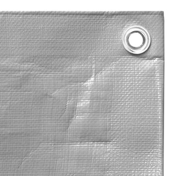 vidaXL Pressu 260 g/m&sup2; 8x12 m harmaa HDPE