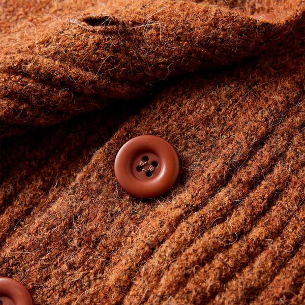 Lasten neuletakki konjakki 92