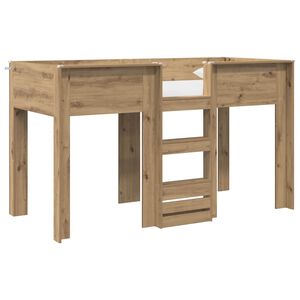 vidaXL Kerross&auml;nky Lapset Artisan tammi 2FT6 Small Single Tekninen puu