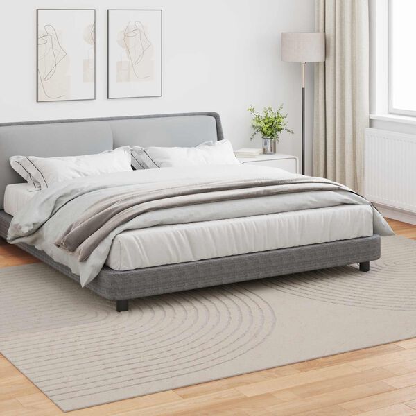 vidaXL Alue matot Suorakaide HUARTE Kerma 280 x 200 cm Polyesteri