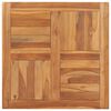 vidaXL P&ouml;yt&auml;levy t&auml;ysi tiikki 70x70x2,5 cm