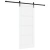 vidaXL Liukuovi ORKDAL valkoinen 83 x 202 cm T&auml;ysi m&auml;nty