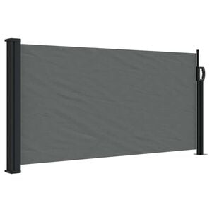 vidaXL Sis&auml;&auml;nvedett&auml;v&auml; sivumarkiisi Antrasiitti 100x300 cm