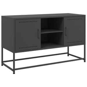 vidaXL TV-taso musta 100,5x39x60,5 cm ter&auml;s