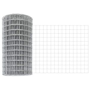 vidaXL Euroaita 0,6 x 10 m PVC-pintainen rauta