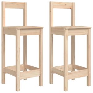 vidaXL Baarituolit 2 kpl 40x41,5x112 cm t&auml;ysi m&auml;nty