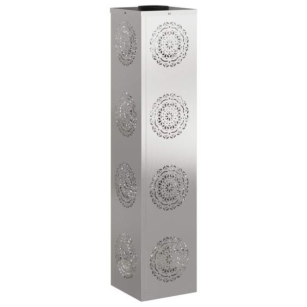 vidaXL Aurinko LED-polkuvalo 2 pcs Hopea Ruostumaton ter&auml;s