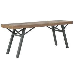 vidaXL Puutarhapenkki 120 cm t&auml;ysi akaasiapuu