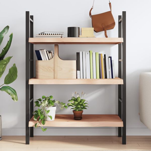 vidaXL Sein&auml;hylly 100x60x(2-6) cm k&auml;sittelem&auml;t&ouml;n t&auml;ysi tammi