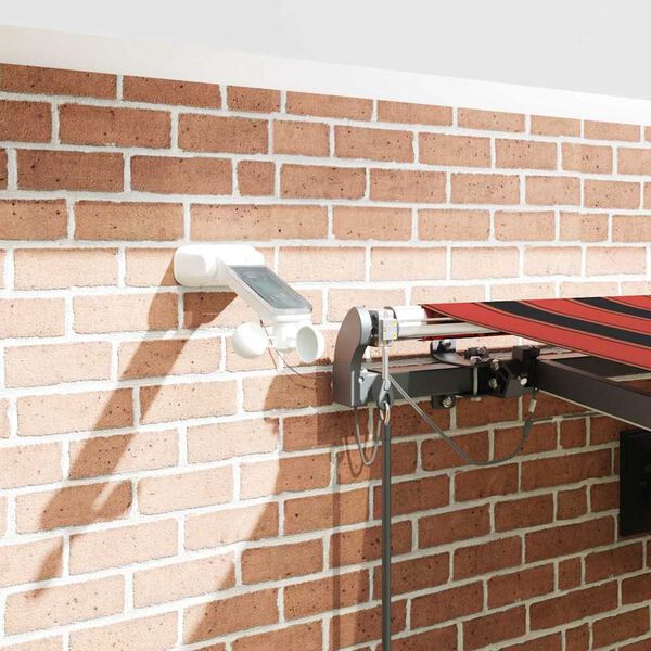 vidaXL Aurinkovarjon kangas Oranssi ja ruskea 450 &times; 300 cm Polyesteri