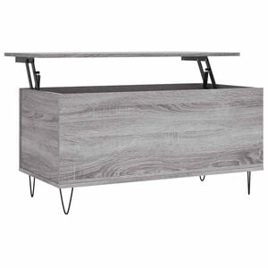 vidaXL Sohvap&ouml;yt&auml; harmaa Sonoma 90x44,5x45 cm tekninen puu