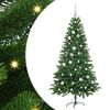 vidaXL Joulukuusi 150 LED-valoilla jalustalla Vihre&auml; 150 cm PE