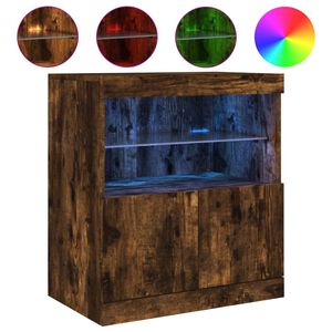 vidaXL Senkki LED-valoilla savutammi 60x37x67 cm