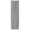 vidaXL Kenk&auml;kaappi harmaa Sonoma 100,5x28x100 cm tekninen puu