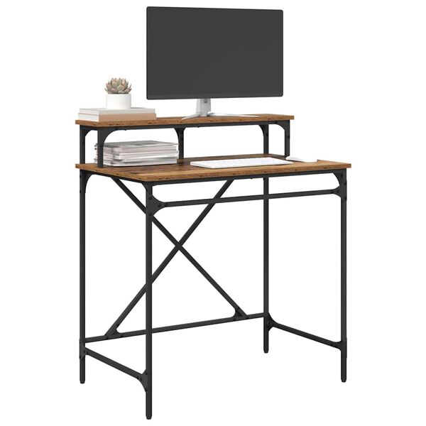 vidaXL P&ouml;yt&auml; Vanha Puu 80 x 50 x 90 cm Tekninen puu